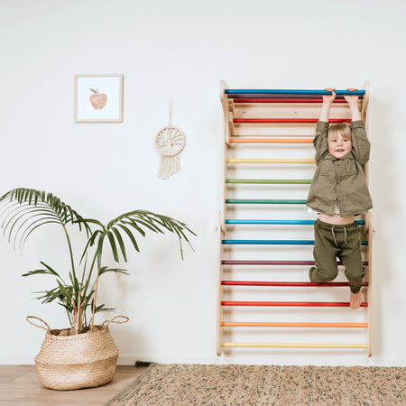 Pikler Dreieck & Sprossenwand 2-in-1 Klettergerüst