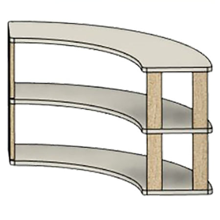 Kinderbogen: Drei Regale