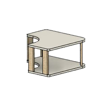 Eckregale: Zwei Regalböden
